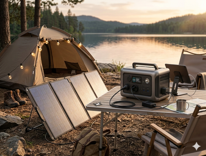 Kit Solaire Portable 600W + Panneau 200W