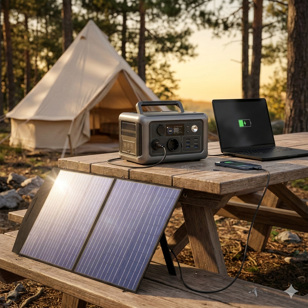 Kit Solaire Portable 600W + Panneau 100W