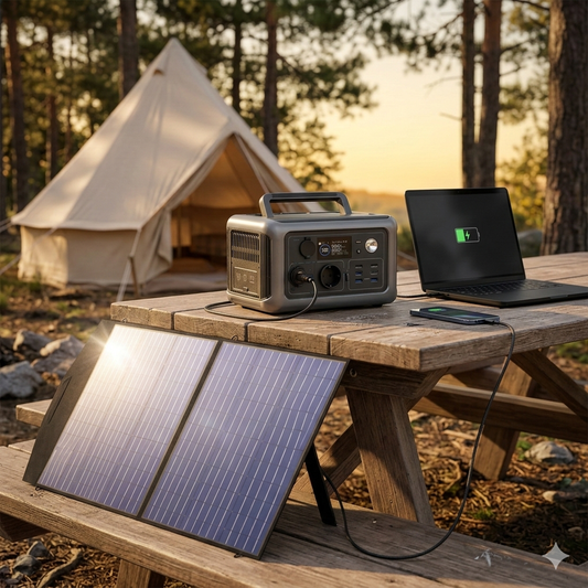 Kit Solaire Portable 600W + Panneau 100W