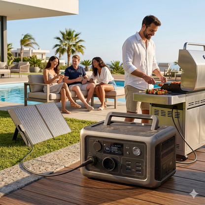 Kit Solaire Portable 600W + Panneau 100W