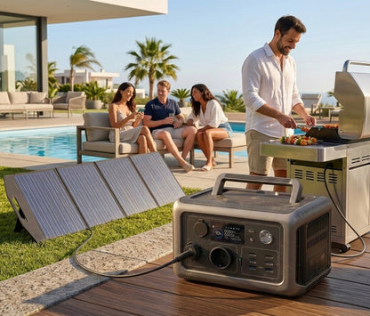 Kit Solaire Portable 600W + Panneau 200W